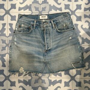 Agolde Quinn denim skirt